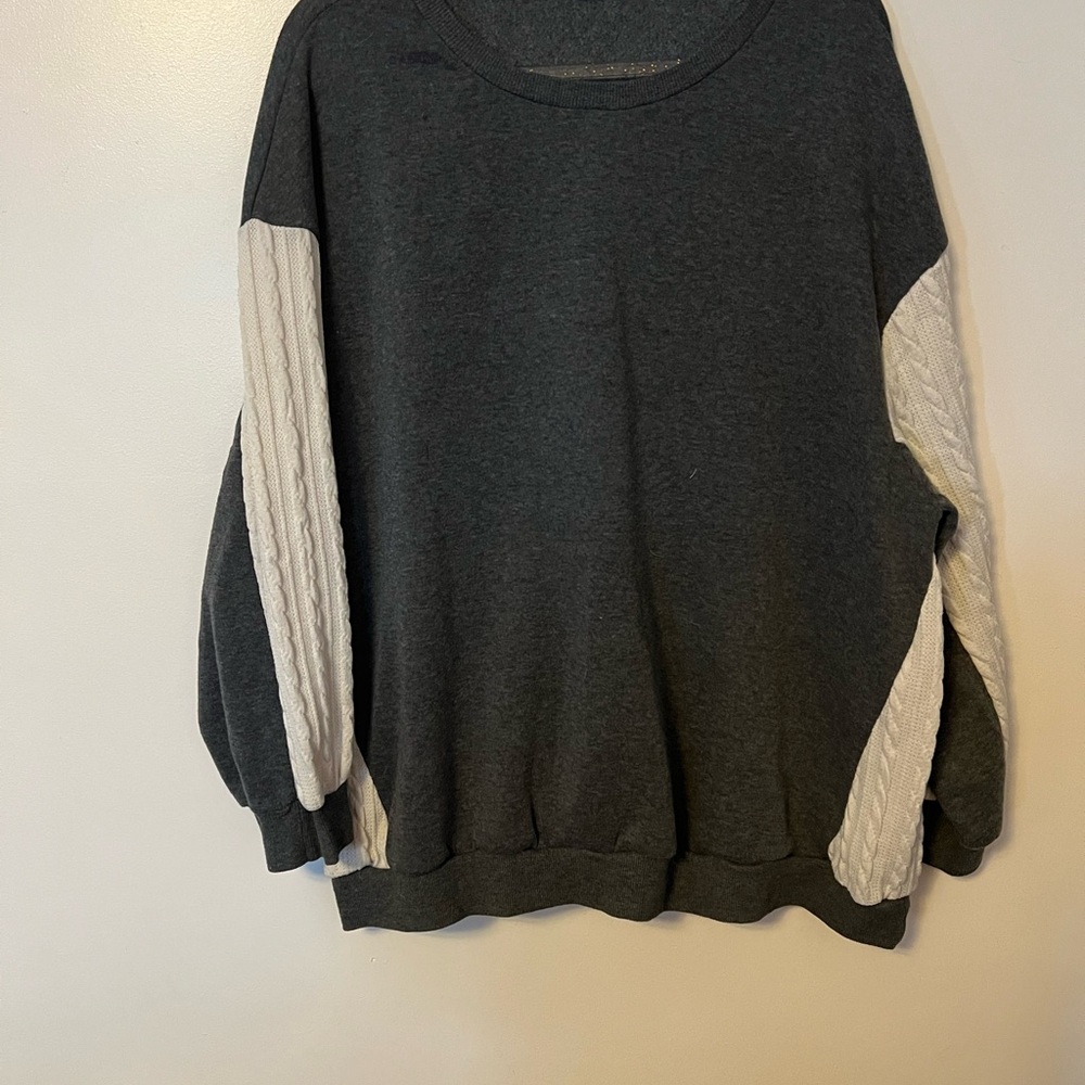 SHEIN Charcoal and Ivory Women's Sweater